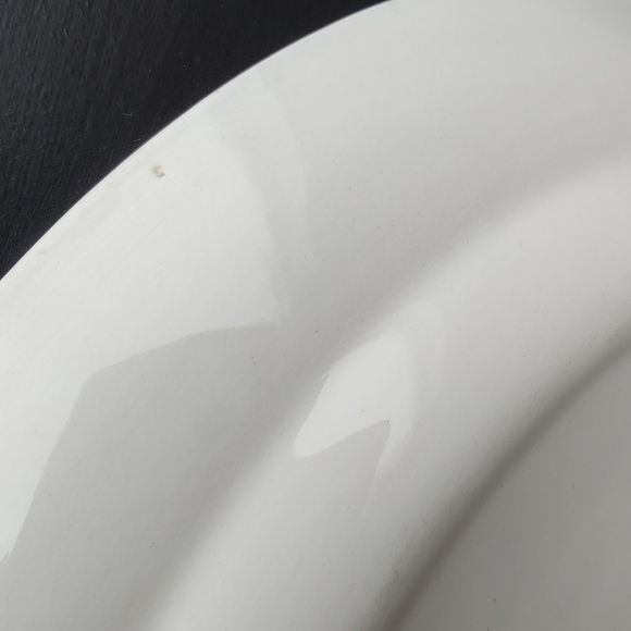 Vintage c.60s | Swinnerton's Ironstone oval platter | paisley green - Picture 7 of 12